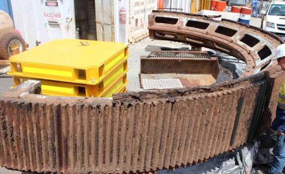 Vickers Ruwolt 5.3m X 5.6m (17'4" X 18'4") Ag/sag Mill With 2250 Hp (1678 Kw) Drive)